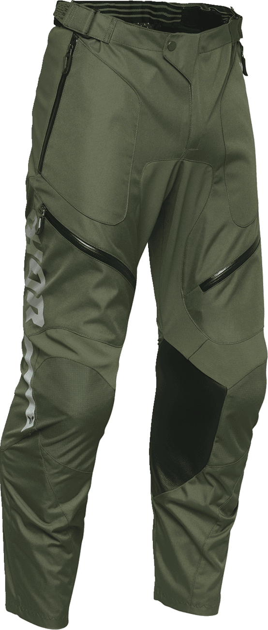 THOR 2901-12188 Terrain In-the-Boot Pants - Army/Charcoal - US 40 — image 1 of 6