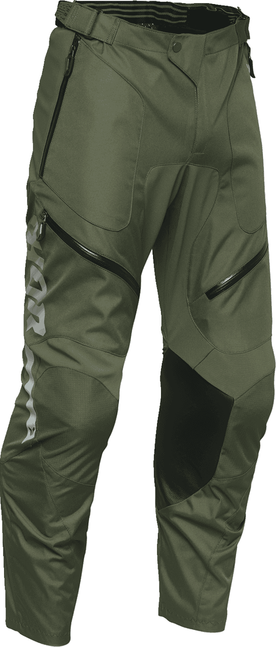 THOR 2901-12192 Terrain In-the-Boot Pants - Army/Charcoal - US 48