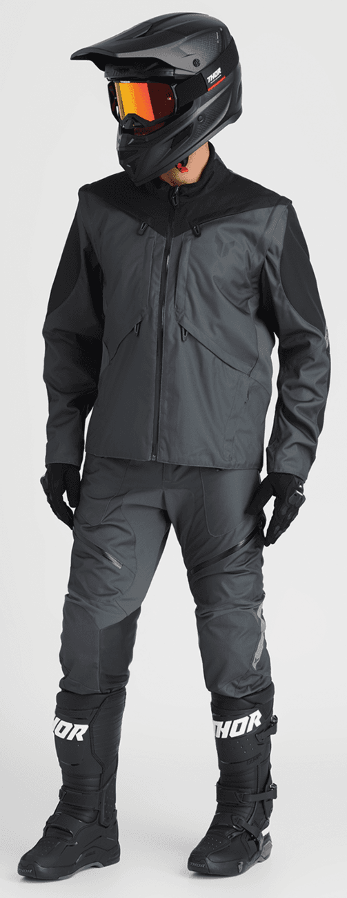 THOR 2901-12207 Terrain In-the-Boot Pants - Charcoal - US 34 — image 3 of 6