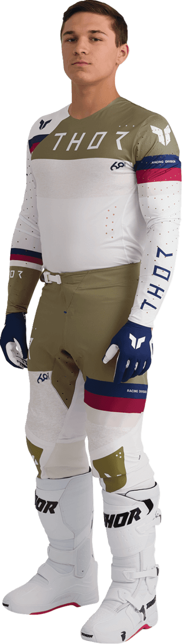 THOR 2901-12271 Sportmode League Pants - White/Copper - US 34 — image 7 of 9