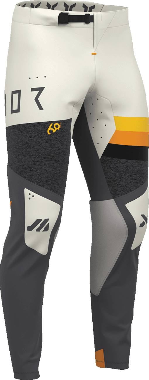 THOR 2901-12280 Sportmode League Pants - Charcoal/Vintage White - US 33