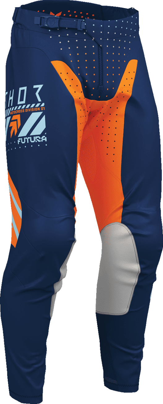THOR 2901-12298 Launchmode Futura Pants - Navy/Orange - US 36