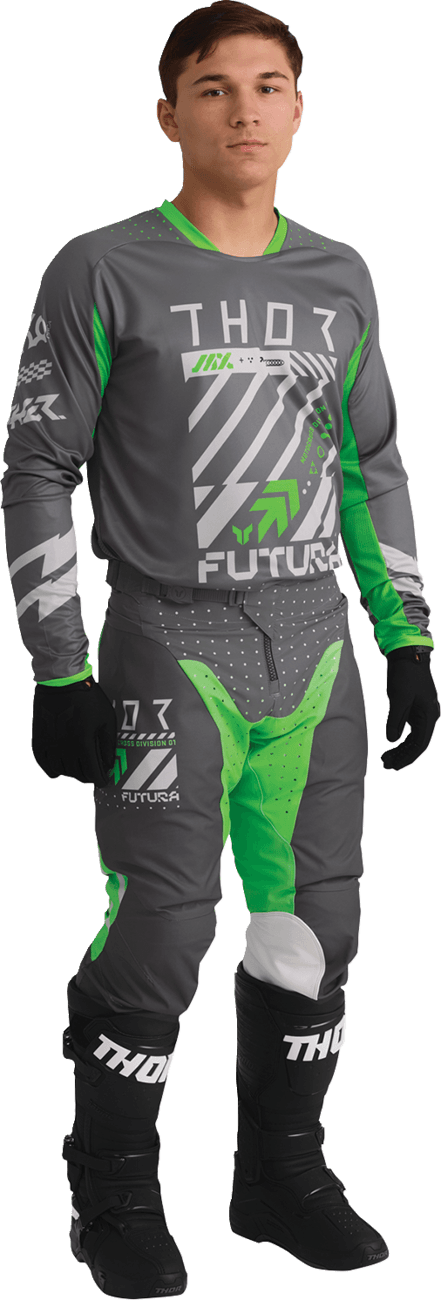THOR 2901-12310 Launchmode Futura Pants - Charcoal/Green - US 42 — image 6 of 7