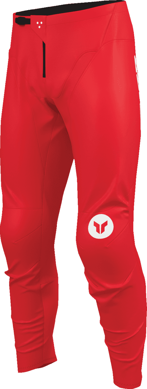 THOR 2901-12736 RIDEMODE Menace Pants - Red - US 30 — image 6 of 7