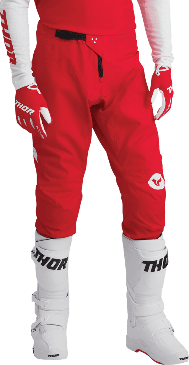 THOR 2901-12736 RIDEMODE Menace Pants - Red - US 30 — image 3 of 7