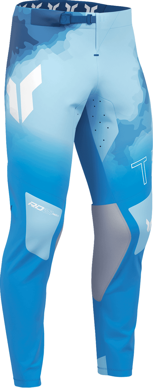 THOR 2901-12781 Sportmode Carbon Pants - Electric Blue/Powder Blue - US 31