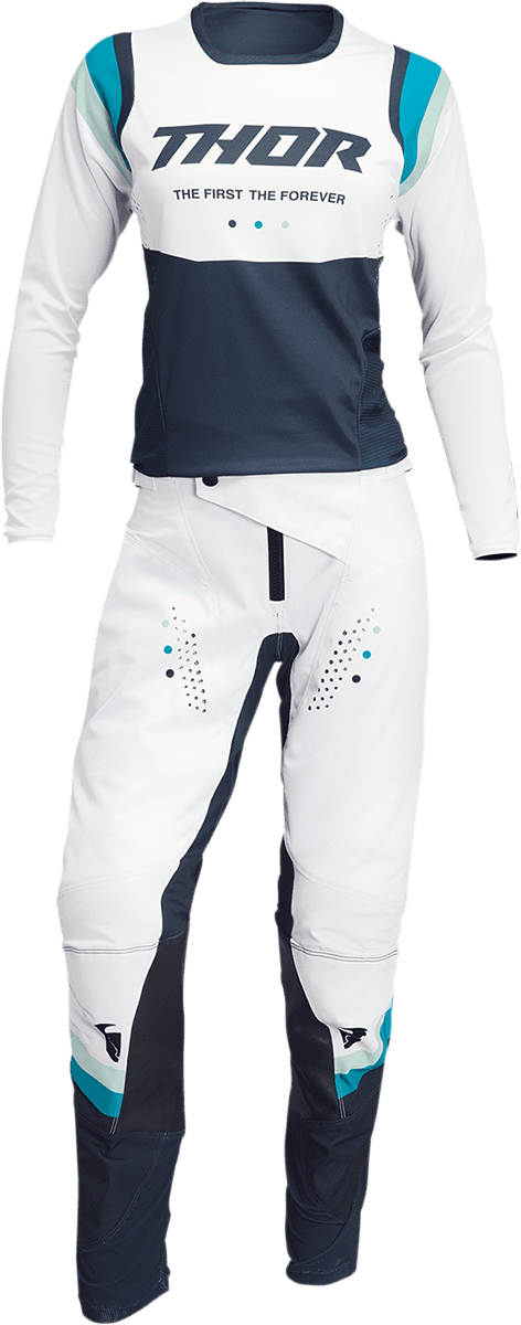 THOR 2902-0290 Women's Pulse Rev Pants - White/Midnight - US 5/6 — image 4 of 5