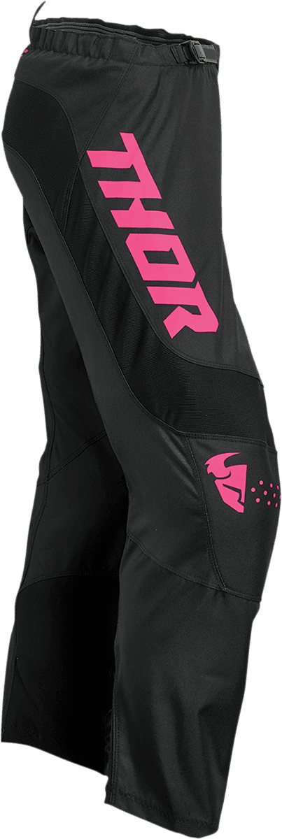 THOR 2902-0308 Women's Sector Minimal Pants - Black/Pink Fluo - US 7/8 — image 3 of 3