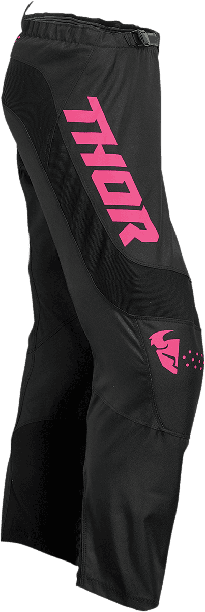 THOR 2902-0309 Women's Sector Minimal Pants - Black/Pink Fluo - US 9/10 — image 3 of 3