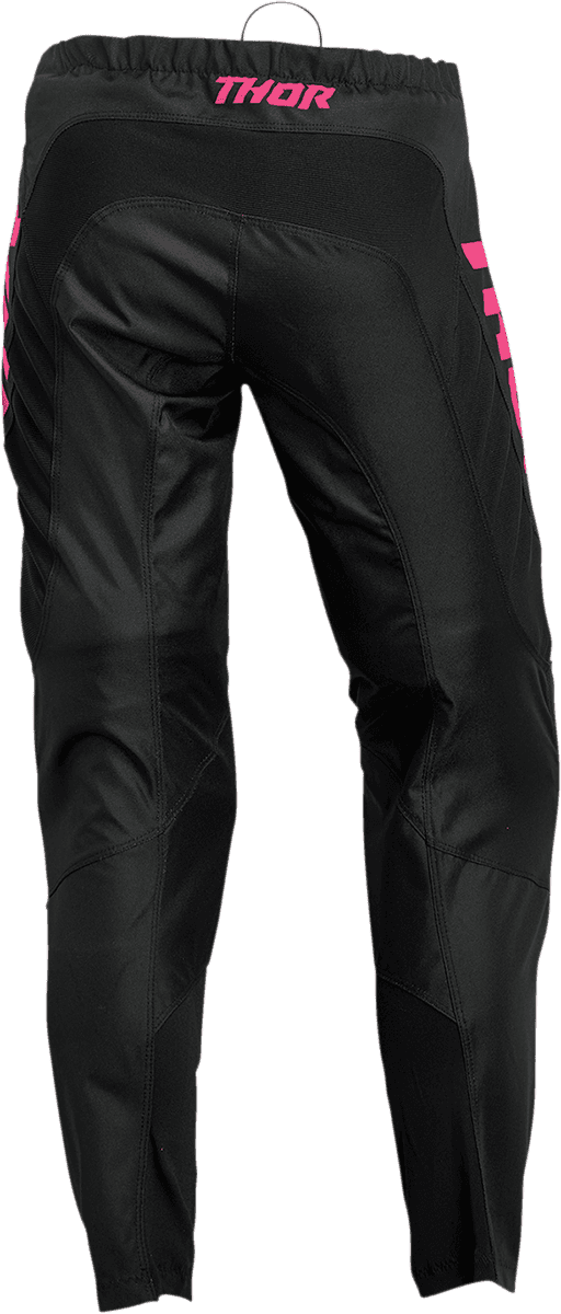THOR 2902-0309 Women's Sector Minimal Pants - Black/Pink Fluo - US 9/10 — image 2 of 3