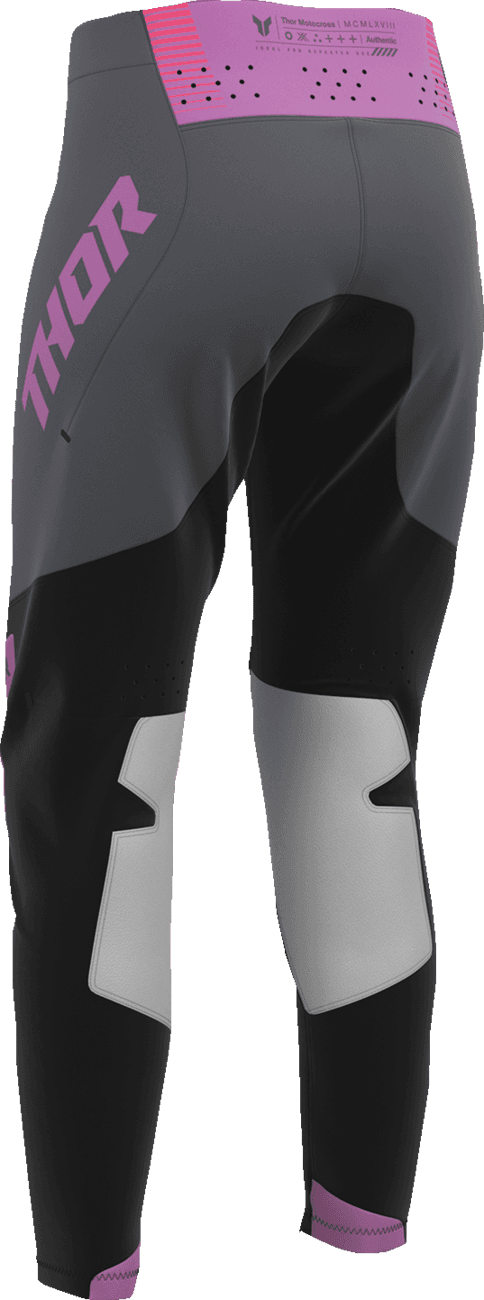 THOR 2902-0401 Women's Sportmode Velocity Pants - Black/Orchid - US 3/4 — image 2 of 9