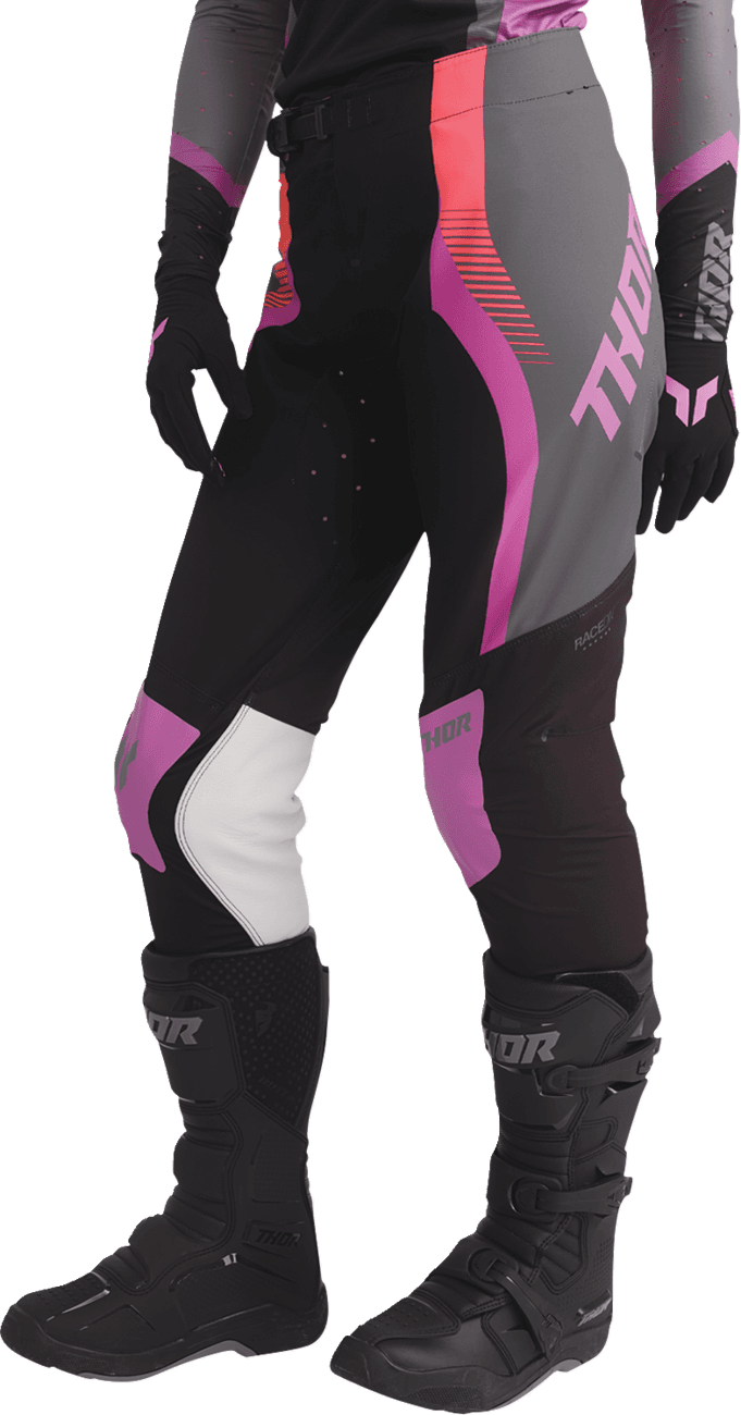 THOR 2902-0402 Women's Sportmode Velocity Pants - Black/Orchid - US 5/6 — image 5 of 9
