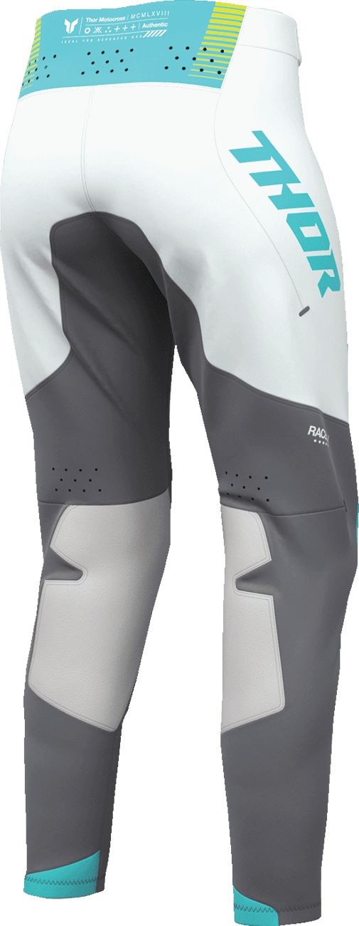 THOR 2902-0409 Women's Sportmode Velocity Pants - Gray/Aqua - US 3/4 — image 4 of 10