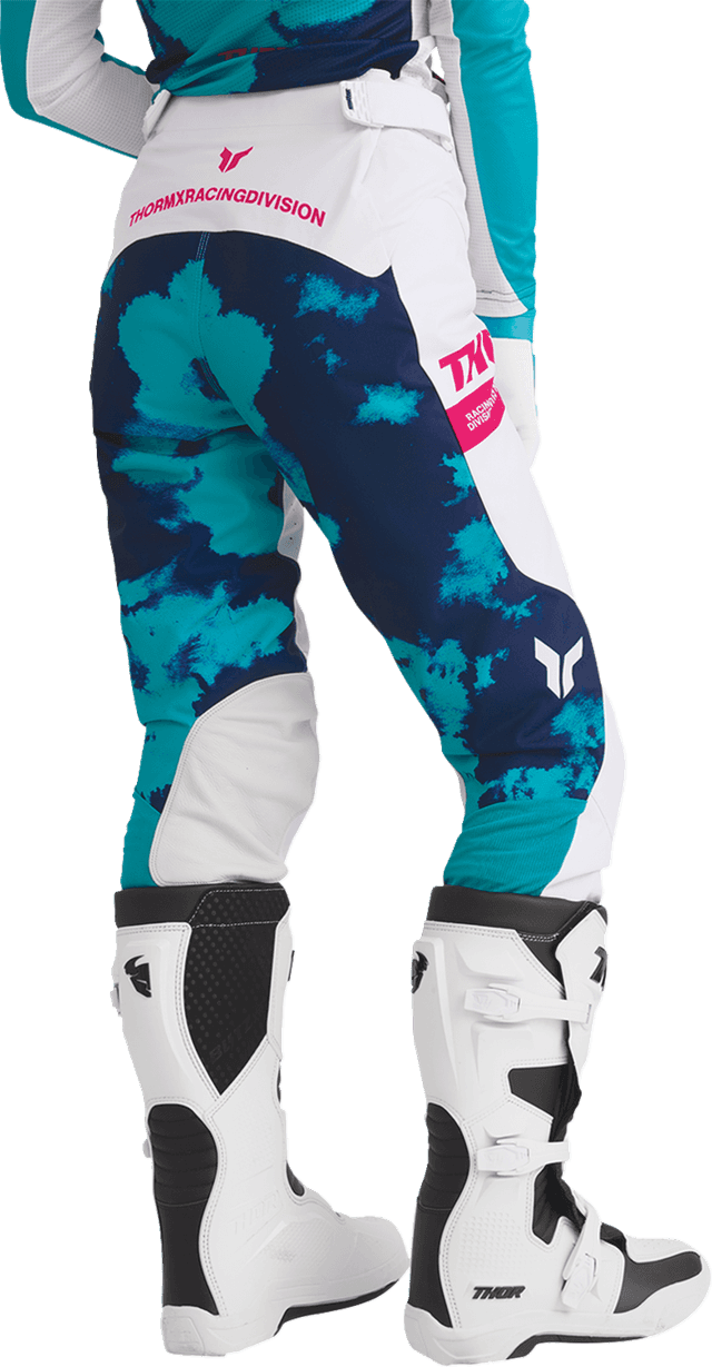 THOR 2902-0415 Women's Launchmode Bleach Pants - White/Aqua - US 00/0 — image 5 of 7