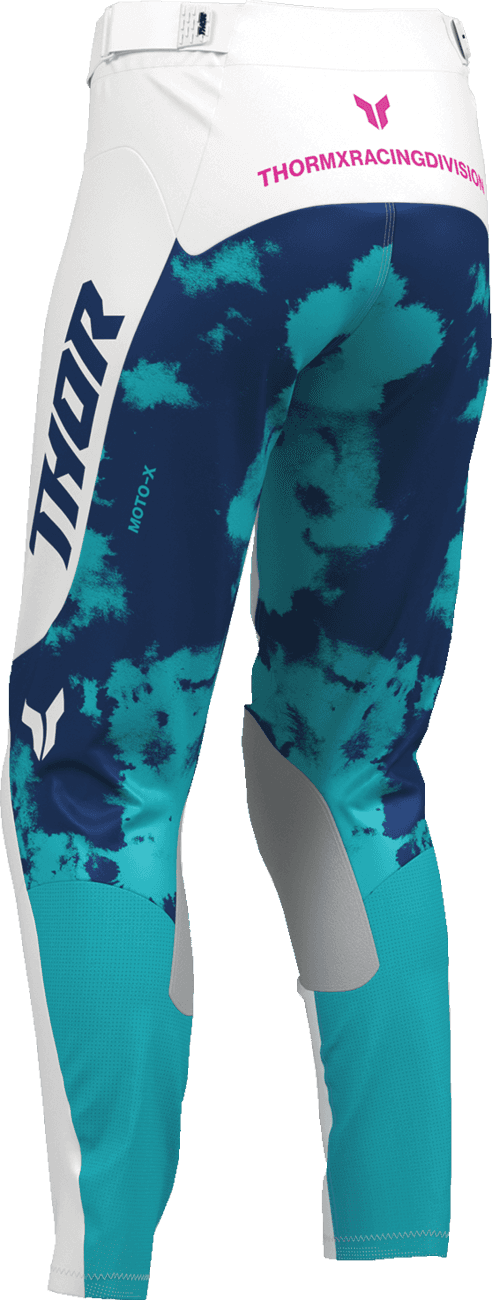 THOR 2902-0415 Women's Launchmode Bleach Pants - White/Aqua - US 00/0 — image 2 of 7