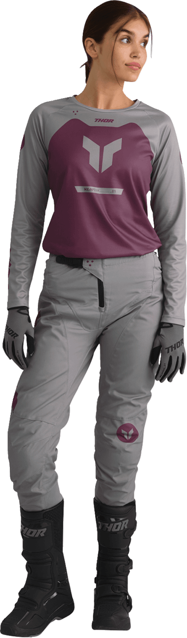 THOR 2902-0487 Women's Ridemode Menace Pants - Purple/Gray - US 13/14 — image 6 of 7