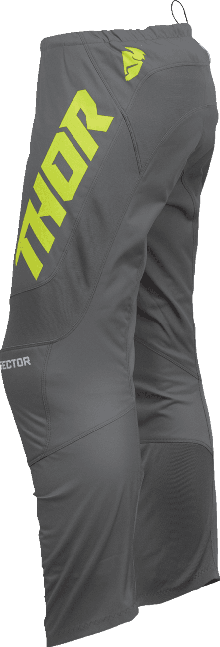 THOR 2903-2437 Youth Sector Checker Pants - Gray/Acid - US 26 — image 3 of 3