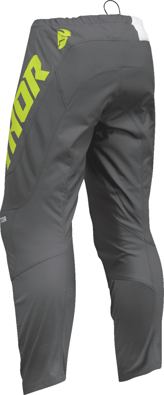 THOR 2903-2437 Youth Sector Checker Pants - Gray/Acid - US 26 — image 2 of 3