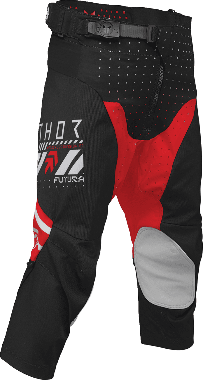 THOR 2903-2604 Youth Launchmode Futura Pants - Black/Red - US 20 — image 3 of 4