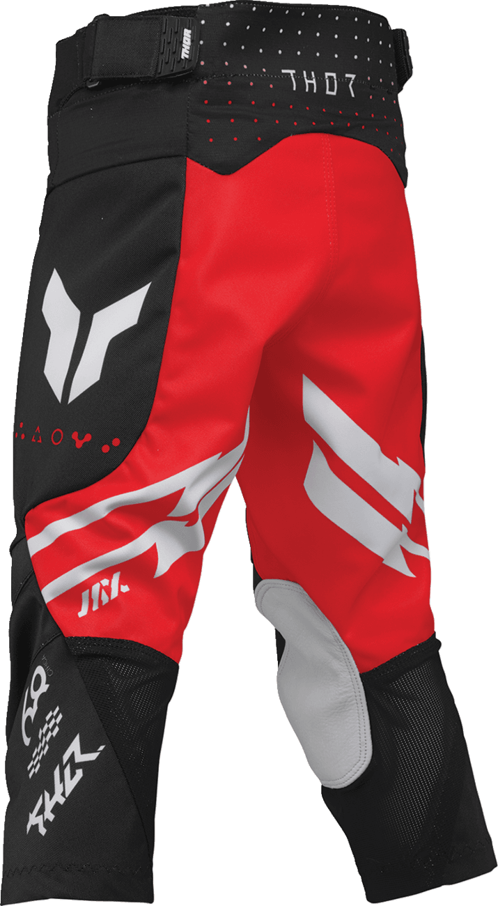 THOR 2903-2604 Youth Launchmode Futura Pants - Black/Red - US 20 — image 2 of 4