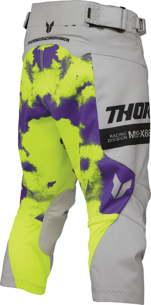 THOR 2903-2615 Youth Launchmode Bleach Pants - Gray/Acid - US 18 — image 4 of 4