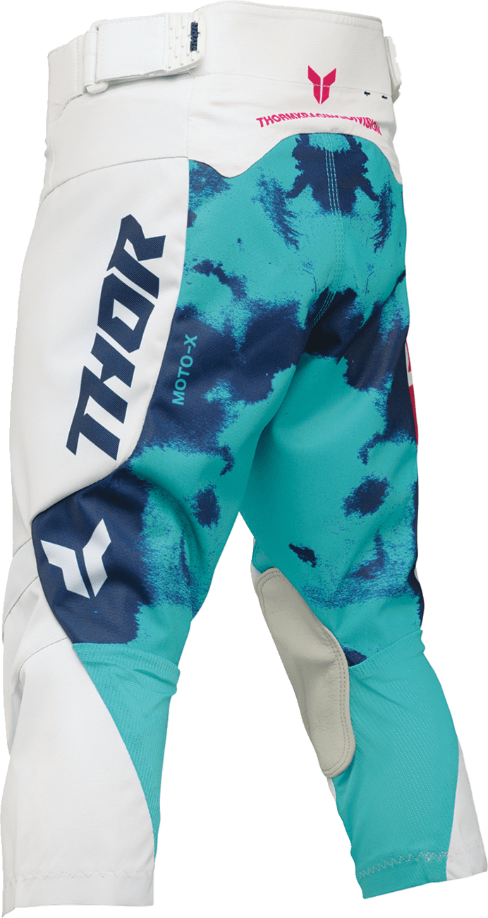 THOR 2903-2623 Youth Launchmode Bleach Pants - White/Aqua - US 22 — image 2 of 4
