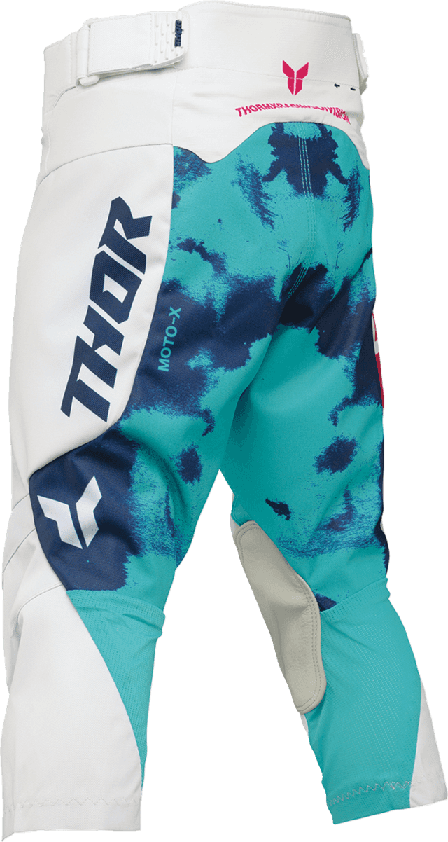 THOR 2903-2624 Youth Launchmode Bleach Pants - White/Aqua - US 24 — image 2 of 4