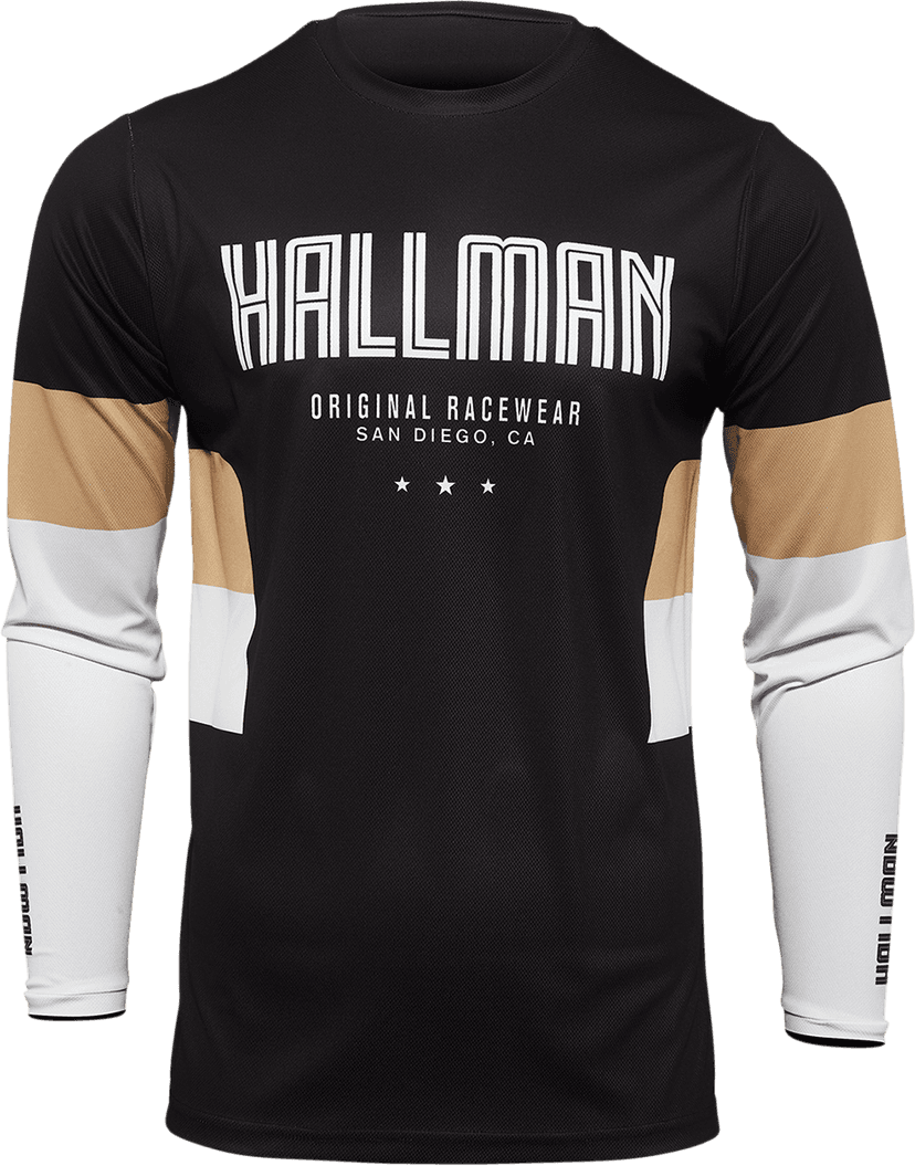 THOR 2910-6610 Hallman Differ Draft Jersey - Black/Latte - 3XL — image 1 of 2