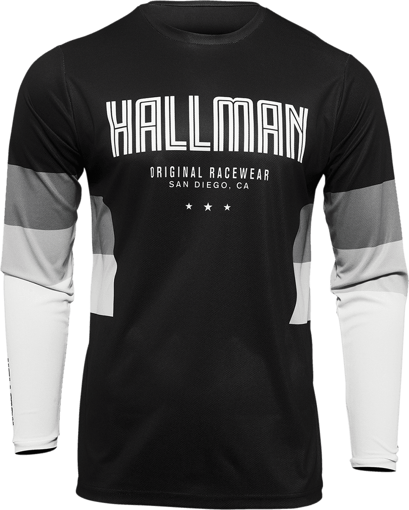THOR 2910-6611 Hallman Differ Draft Jersey - Black/White - 3XL — image 1 of 2