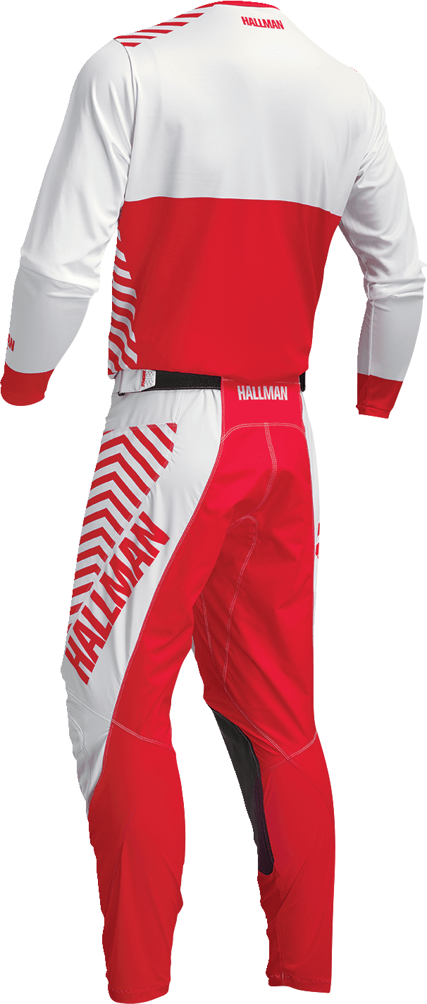 THOR 2910-7134 Differ Slice Jersey - White/Red - Medium — image 2 of 4