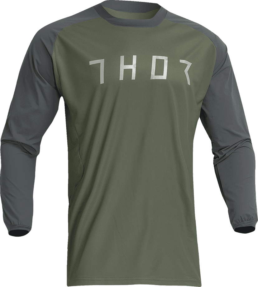 THOR 2910-7171 Terrain Jersey - Army/Charcoal - 3XL — image 1 of 4