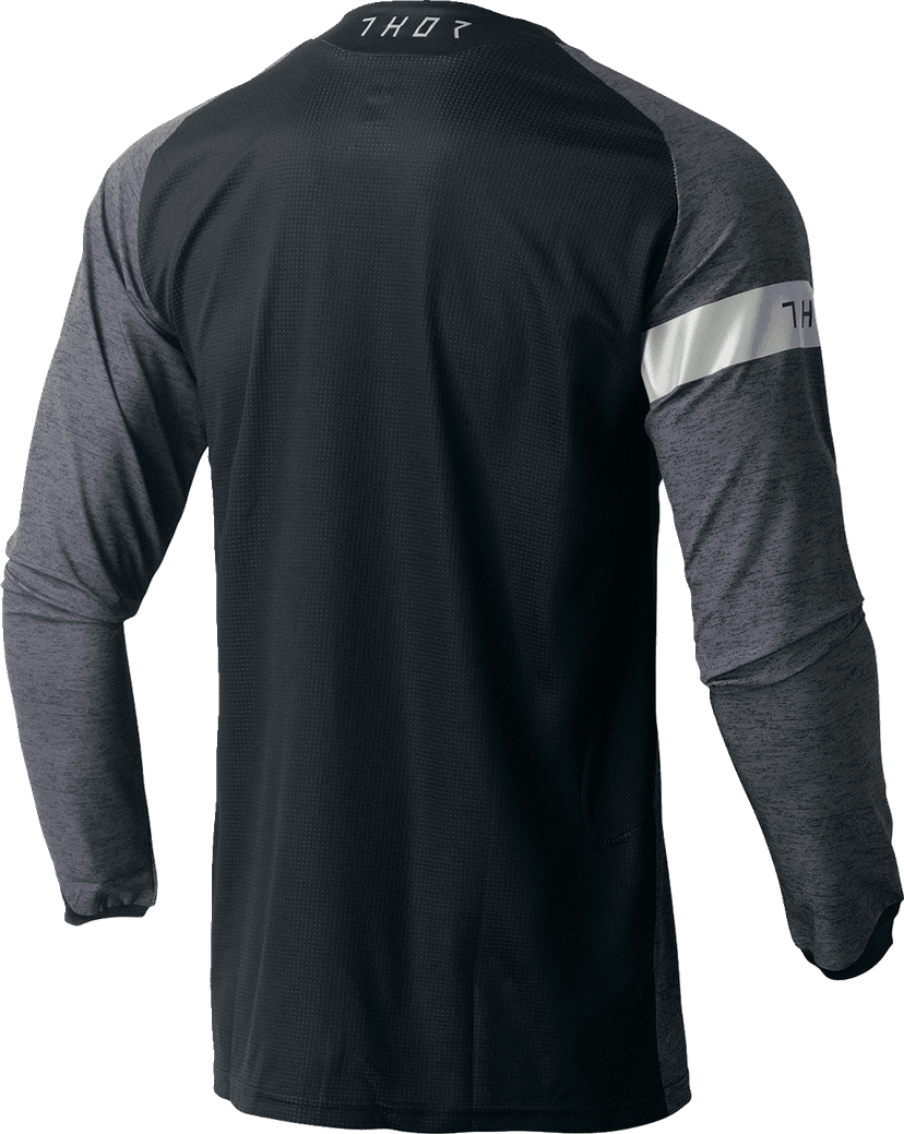 THOR 2910-7476 Range Jersey - Black/Heather Gray - Small — image 3 of 4