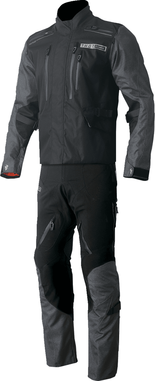 THOR 2910-7476 Range Jersey - Black/Heather Gray - Small — image 2 of 4