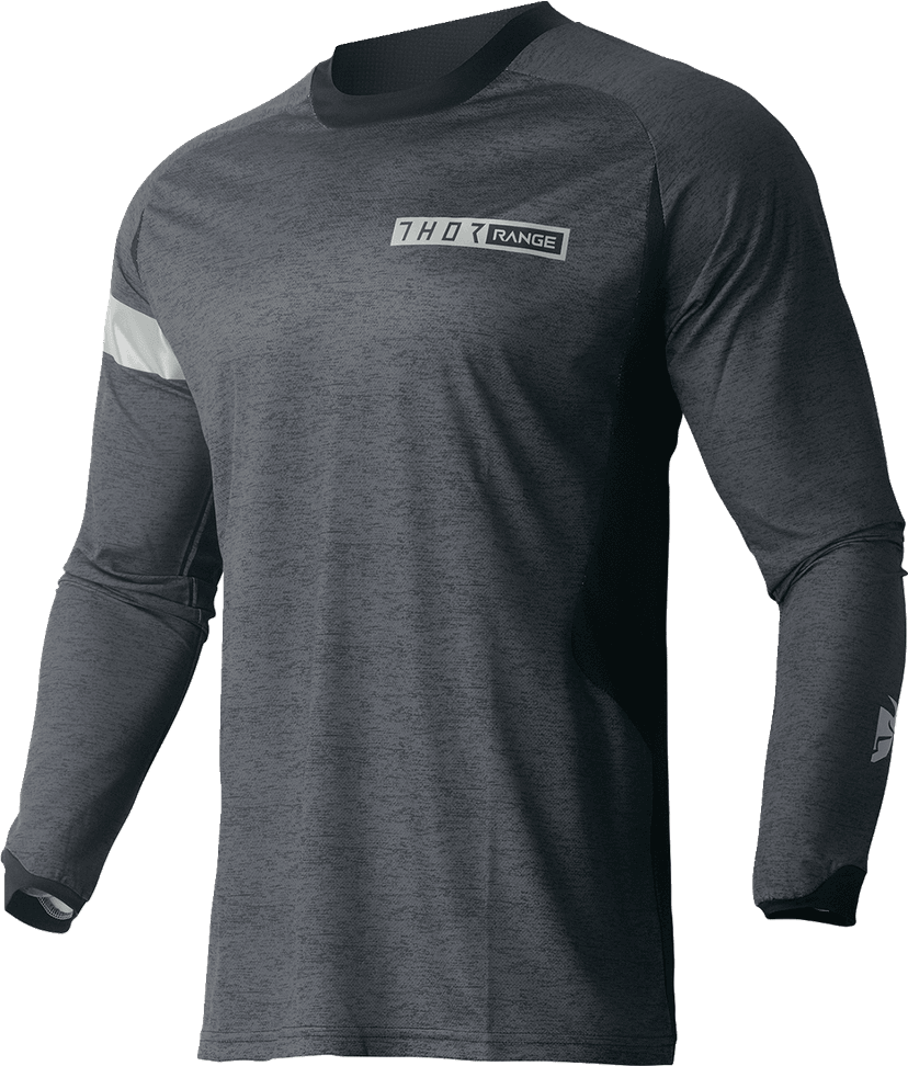 THOR 2910-7477 Range Jersey - Black/Heather Gray - Medium — image 1 of 4