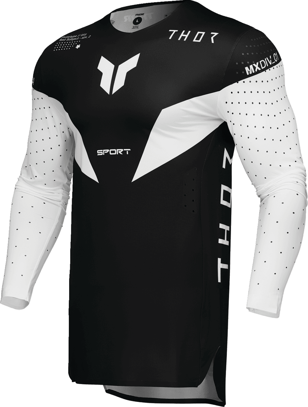 THOR 2910-8105 Sportmode Strike Jersey - Black - 3XL