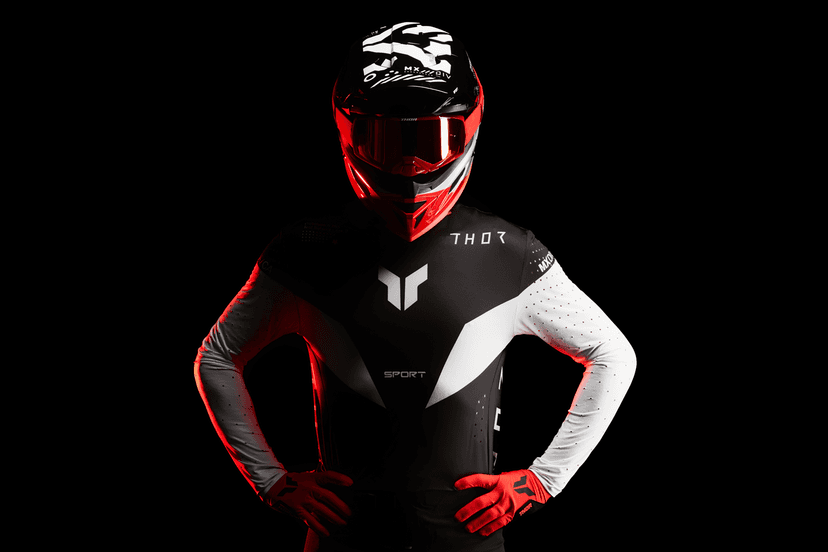 THOR 2910-8105 Sportmode Strike Jersey - Black - 3XL — image 7 of 7