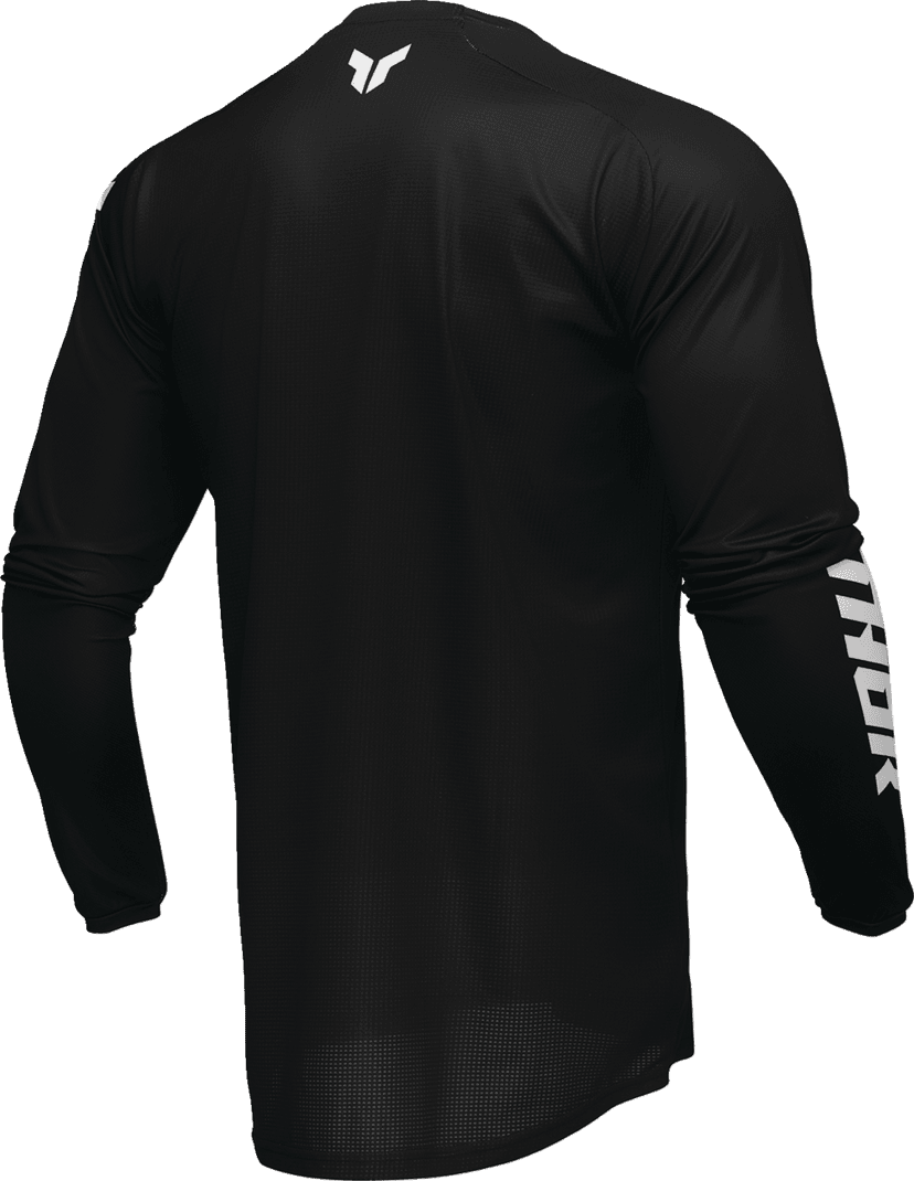 THOR 2910-8221 Launchmode Brave Jersey - Black/Gray - Large — image 2 of 6
