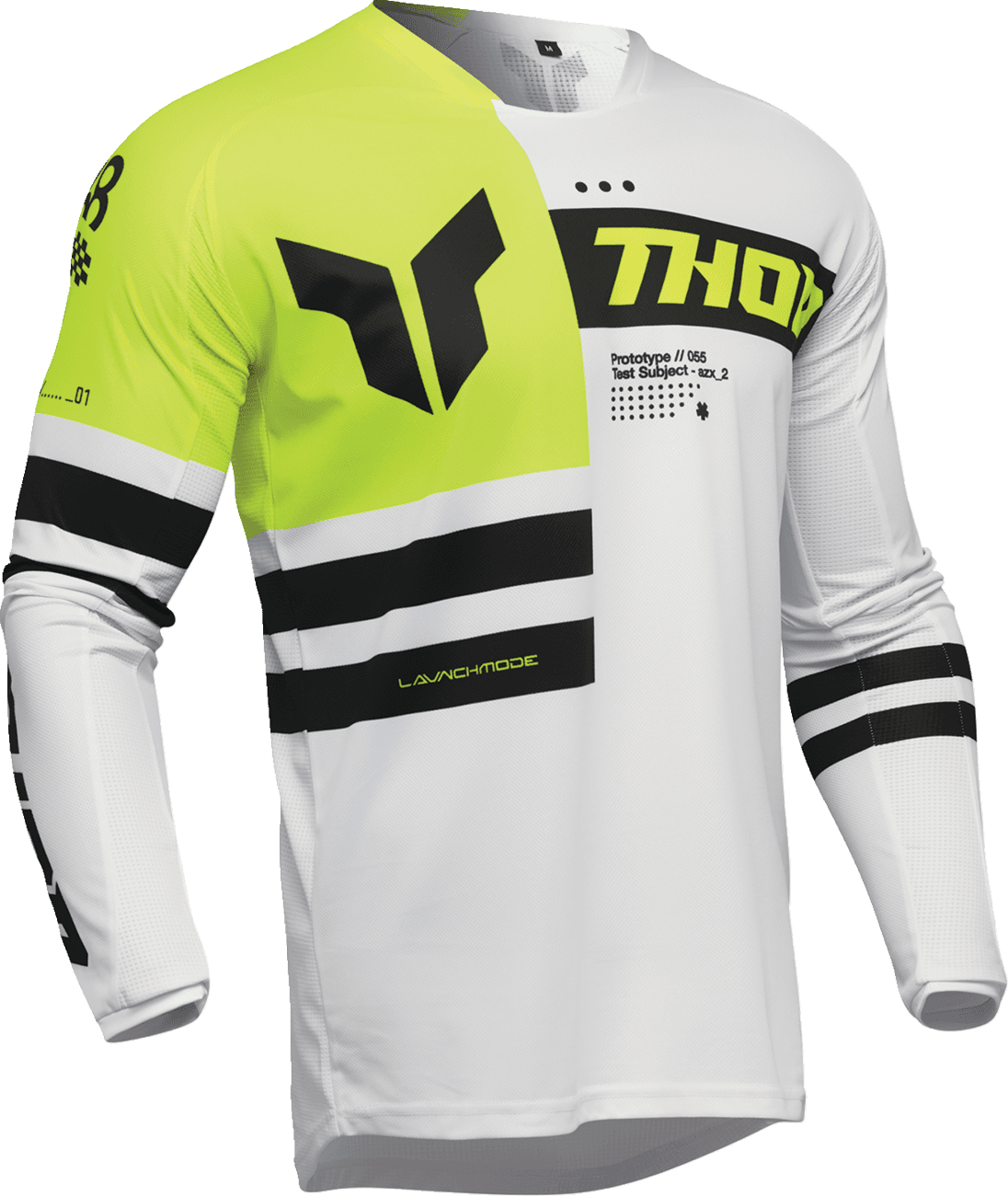 THOR 2910-8279 Launchmode Dozer Jersey - Acid/Black - Medium