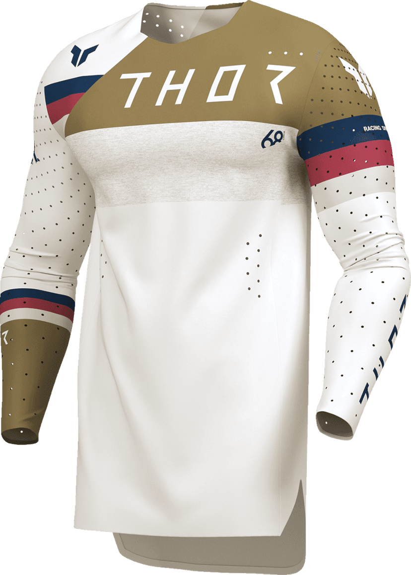 THOR 2910-8365 Sportmode League Jersey - White/Copper - Medium — image 3 of 10
