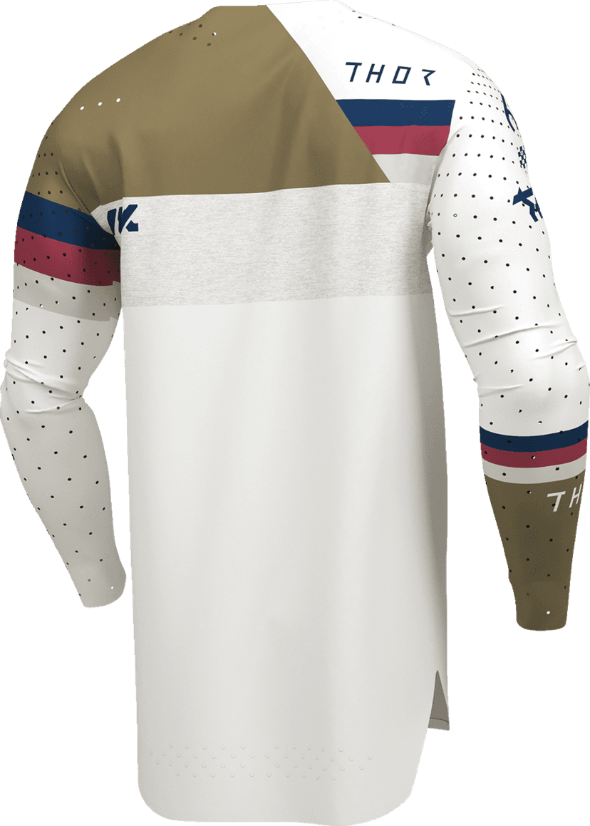 THOR 2910-8365 Sportmode League Jersey - White/Copper - Medium — image 4 of 10