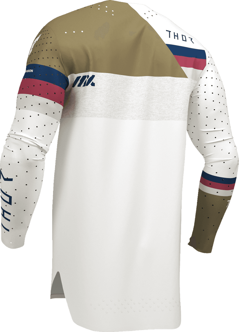 THOR 2910-8367 Sportmode League Jersey - White/Copper - XL — image 2 of 10