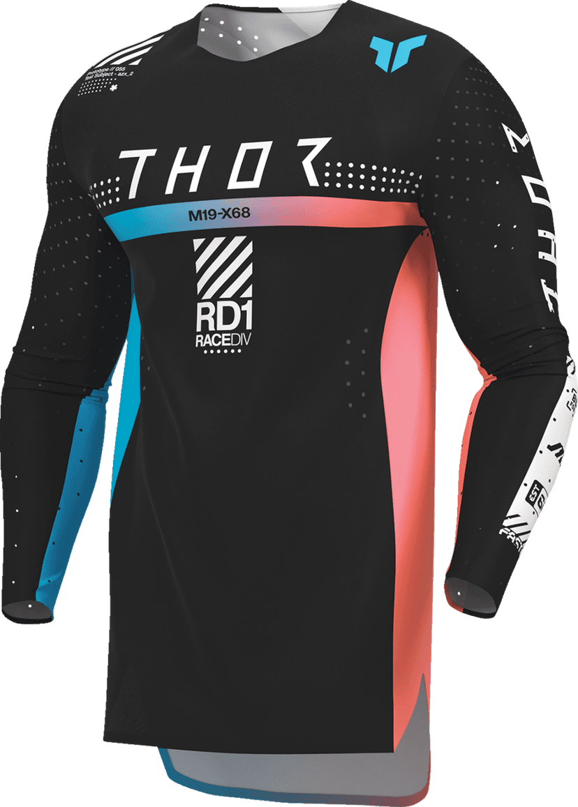 THOR 2910-8372 Sportmode Synth Jersey - Black - Large — image 7 of 13