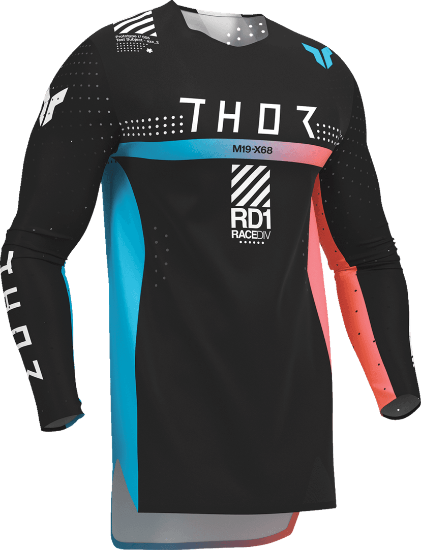 THOR 2910-8373 Sportmode Synth Jersey - Black - XL — image 1 of 13