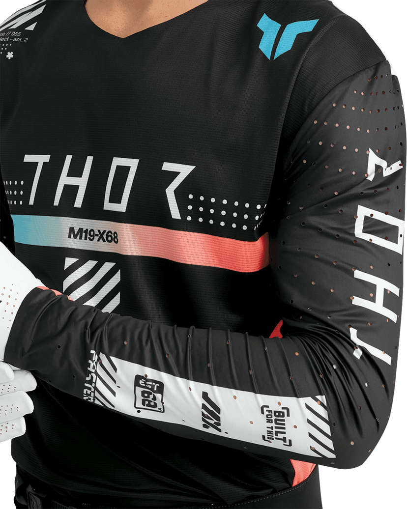 THOR 2910-8374 Sportmode Synth Jersey - Black - 2XL — image 12 of 13