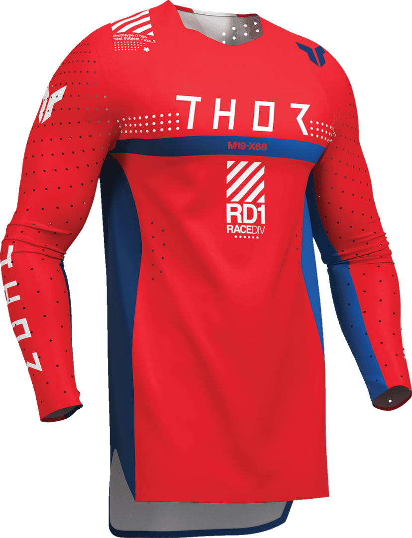 THOR 2910-8386 Sportmode Synth Jersey - Red - 2XL — image 1 of 7