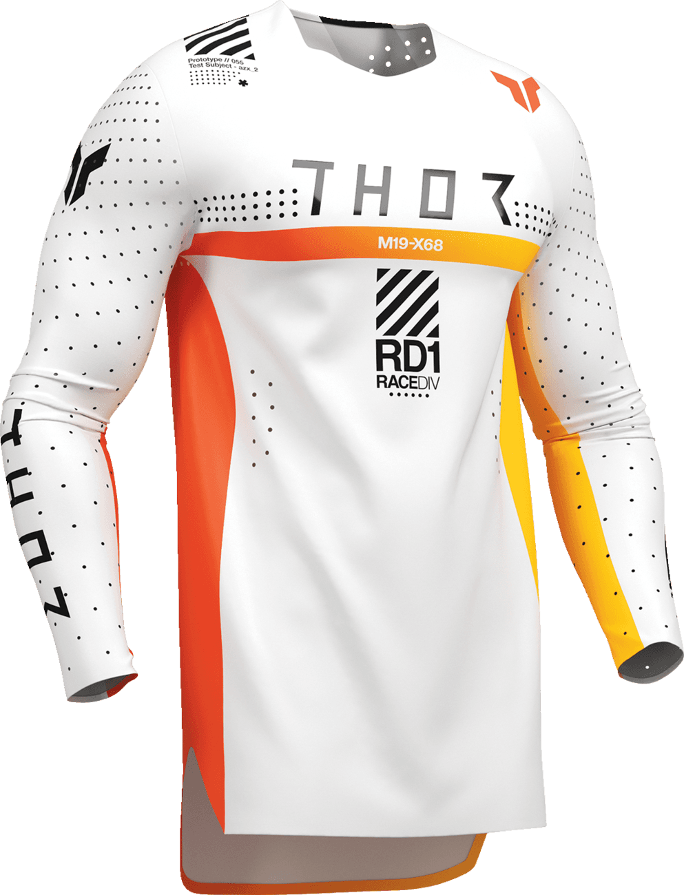 THOR 2910-8392 Sportmode Synth Jersey - White - 2XL