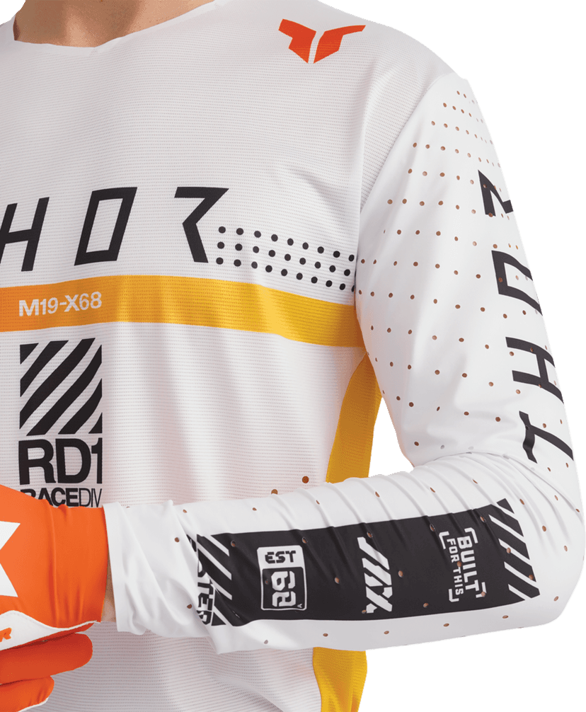 THOR 2910-8392 Sportmode Synth Jersey - White - 2XL — image 5 of 7