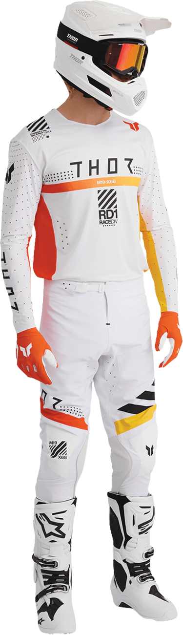 THOR 2910-8392 Sportmode Synth Jersey - White - 2XL — image 6 of 7