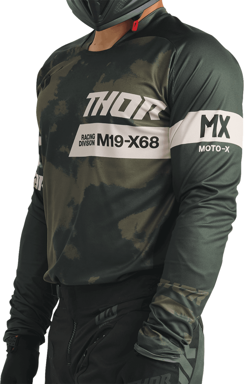 THOR 2910-8394 Launchmode Bleach Jersey - Black/Camo - Small — image 5 of 7
