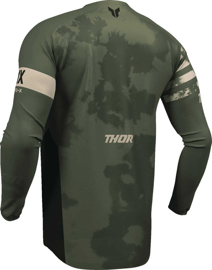 THOR 2910-8394 Launchmode Bleach Jersey - Black/Camo - Small — image 2 of 7